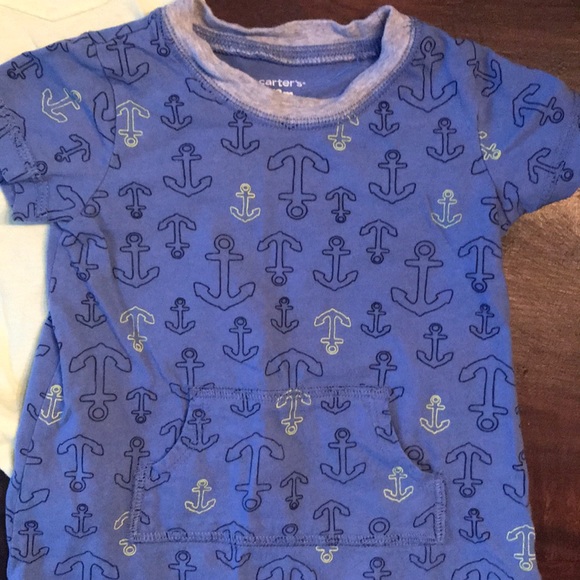 2 Carter’s Rompers 12Mo. - Picture 2 of 6